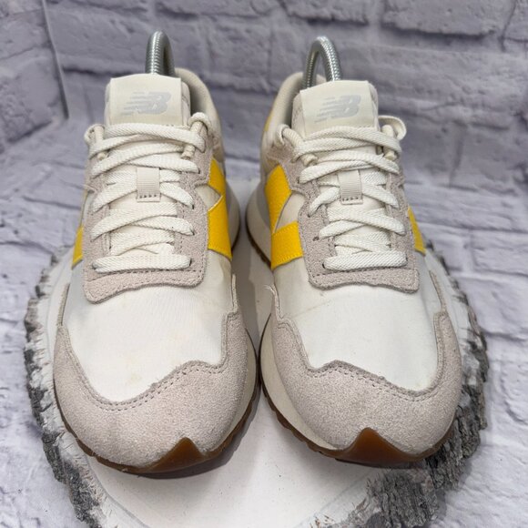 New Balance 237 Suede Sneakers Women’s 7.5 B Sea Salt Egg Yolk WS237QE - Picture 2 of 11